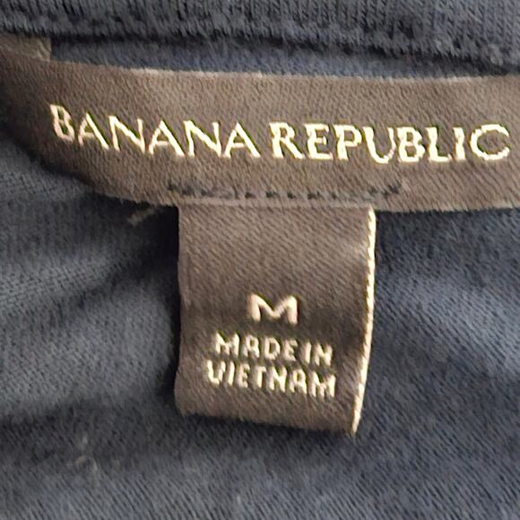 Banana Republic Blue Sleeveless Blouse Size Medium - Picture 3 of 4